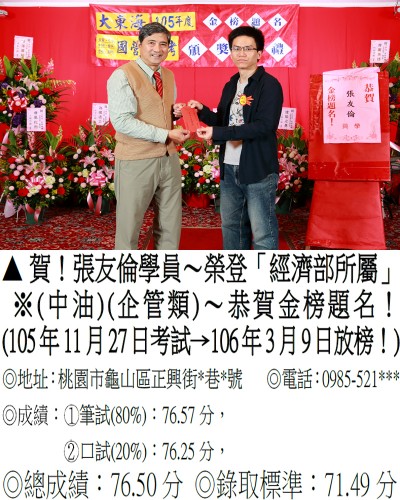 03_105年經濟部聯招張友倫(禮金)